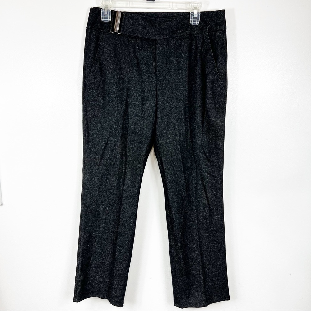 Strenesse Gabriele Strehle Gray Wool Straight Leg Pants Size 6